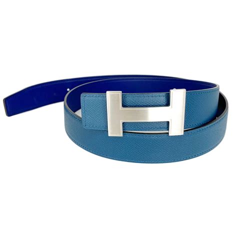 hermes blue belt|dark blue hermes belt.